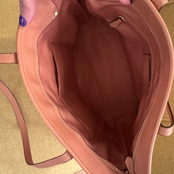 Coach Tote — Beautiful Peachish-Tan Color - Picture 11 of 12